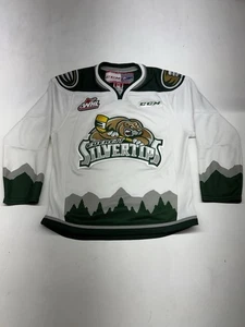 WHL CCM Everett Silvertips 2009-2012 Stitched Jersey White Youth Size S/M - Bild 1 von 9