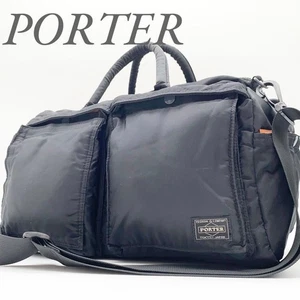 Sac de voyage PORTER Yoshida TANKER 2 voies Boston noir grand nylon Japon 257386G - Photo 1/16
