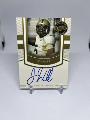 Joe Webb 2010 Press Pass Sideline Signatures RC Autograph Auto #SS-JW UAB - Image 1 of 4