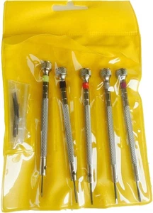 5 Pieces Precision Screwdriver Set for Watch Repair Bracelet Silver  - Picture 1 of 3