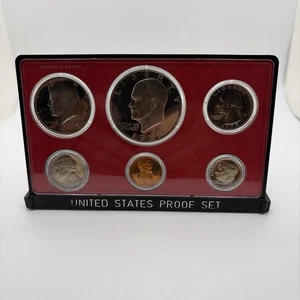 1973 S US Mint Proof Set - 6 Coin Set - Eisenhower, Kennedy - Picture 1 of 5