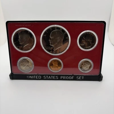 1973 S US Mint Proof Set - 6 Coin Set - Eisenhower, Kennedy - Image 1 of 4