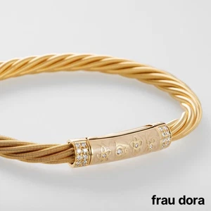 Wellendorff Armband Seidenblüte Prinzesse mit Brillanten 750/- Gelbgold - Bild 1 von 6