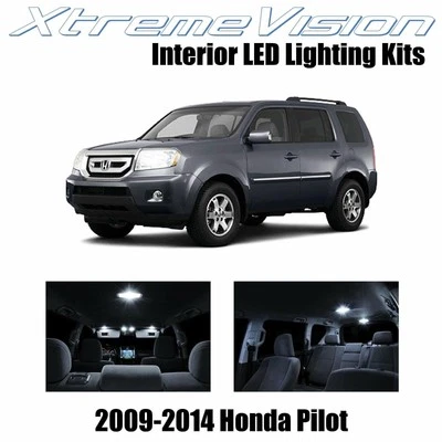 LED interior XtremeVision para Honda Pilot 2009-2014 (16 piezas) blanco puro Foto 1 de 4