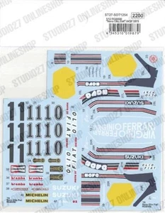 Studio27 1/12 RGB500 NAVA OLIO FIAT (1979) WGP - Spare Decal for TK1254 - Bild 1 von 1