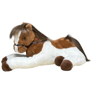 Breyer Majestics Paint Pferd Plüsch braun weiß 22 Zoll Pony Stofftier Aurora World - Bild 1 von 20