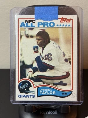 1982 Topps Lawrence Taylor #434 Novato Salón de la fama NºMt Centrado Posible Grado 8 o 9 Foto 1 de 2