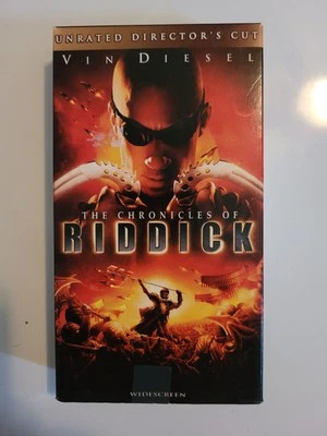 Chronicles of Riddick (VHS, 2004, Unrated Directors Cut Widescreen) Vin Diesel - Image 1 of 4