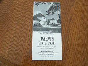 Parvin State Park New Jersey NJ Pamphlet 1950's Rare Elmer Vineland Bridgeton - Bild 1 von 3