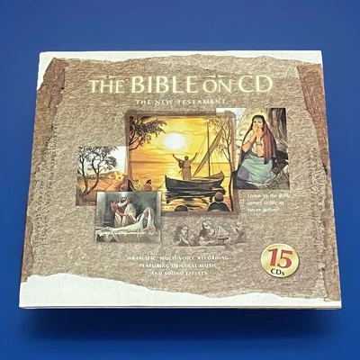 The Bible on CD Set Audio 15 CD New Testament Dramatic Multi-Voice Recording NLT - Image 1 of 4