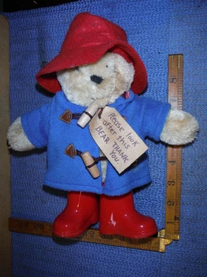 VINTAGE PADDINGTON BEAR DOLL RAINBOW 2023 PB WELLIES RETRO SOFT TOY - Image 1 of 4