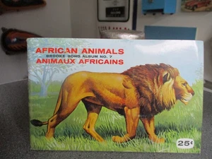 LIBRO DE TÉ ROSA ROJA BROOKE BOND DE COLECCIÓN ANIMALES AFRICANOS #7 SELLOS ENVÍO WW - Imagen 1 de 10