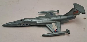Vintage USAF Starfighter F-104 J/G A110 grau 4" Zylmex Dyna Flites Hong Kong - Bild 1 von 8