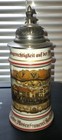 Porzellan-Bierkrug mit Zinndeckel 0,5 l: 350 Jahre Rosenbrauerei Kaufbeuren