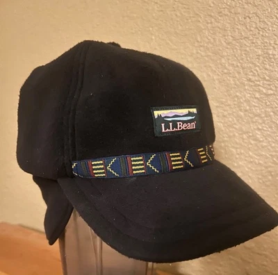 LL Bean 山地经典抓绒耳瓣棒球帽,尺寸 L — 第 1/4 张图片