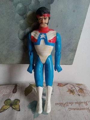 Carro de corrida dublê motorista TV Gabriel brinquedos vintage CBS America Evel tipo joelho EUA - Imagem 1 de 4