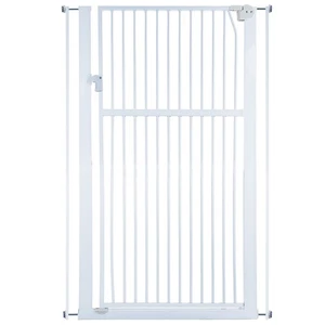 Absperrgitter Treppenschutzgitter weiß für 75-85cm Durchgang 142cm Hoch - Bild 1 von 8
