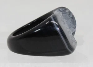 Anillo Cristal Tallado - "Checkity-Check-It" - Talla 6.25 - ¡DEBES VERLO! - Imagen 1 de 7