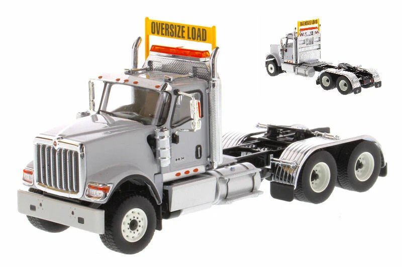 Hx520 Tandem Tractor Grey Camion Truck 1:50 Model DIECAST MASTERS - Immagine 1 di 1