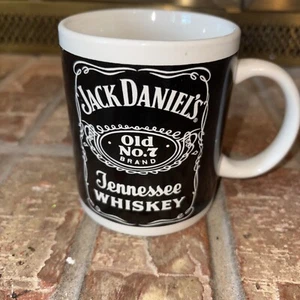 Jack Daniels Old No 7 Tennessee Whiskey Coffee Cup Collectible Glass Mug 2001 - Picture 1 of 4