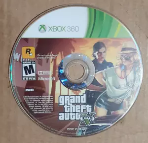Grand Theft Auto V Five Disc 2 SOLO (Microsoft Xbox 360, 2013) ottime condizioni forma/testato - Foto 1 di 1