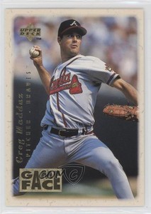 1996 Upper Deck Game Face Greg Maddux #GF10 HOF