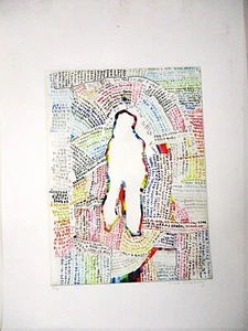 ANNE KINGSBURY WISCONSIN ARTIST, SMALL EDITION 5/5 PRINT OF HER UNIQUE STYLE - Picture 1 of 5