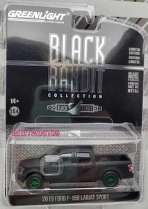 GREENLIGHT 2023 BLACK BANDIT 2019 FORD F-150 LARIAT SPORT GREEN MACHINE - Picture 1 of 1