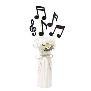 10 PCS Music Notes Centerpieces Black Party Decorations Music Notes - Picture 1 of 3