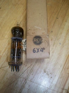 Vintage NOS/NIB RCA 6X4 Black Plate Tube - Picture 1 of 5
