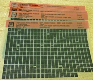 Microfiche US CARS BUICK Park Avenue 5 teilig 1997 - Bild 1 von 1