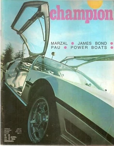 CHAMPION 16 1967 ESSAI TRIUMPH TR3 LAMBORGHINI MARZAL GP PAU JAMES BOND 007 - Imagen 1 de 2