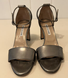 Manolo Blahnik Silver Shoes for Women for sale | eBay