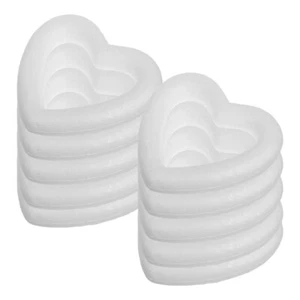 10 Pcs Heart Shaped Foam for Crafts Love Bubble Model Sequin Decoration - Picture 1 of 12