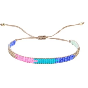 KELITCH Colorful BOHO Friendship Bracelets Miyuki Beaded Strand Bracelets - Bild 1 von 19