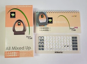 Cartucho Cricut TODOS LOS NÚMEROS DE FUENTE MEZCLADOS letras caja superior inferior símbolos - Imagen 1 de 3