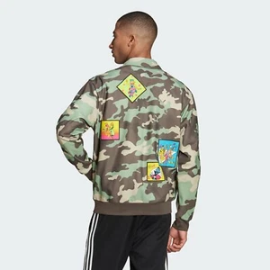 Adidas JEREMY SCOTT CAMO Graphic Track Shirt Jacke Firebird Top Superstar Gr. S~ - Bild 1 von 10