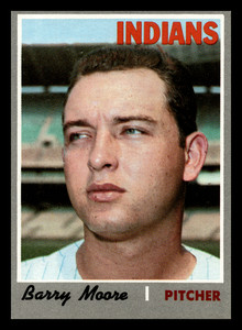1970 Topps Barry Moore  Cleveland Indians #366 VG-EX