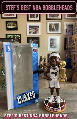 LeBron James Miami Heat 2012 NBA Finals Champions Trophy Bobblehead - Image 1 of 4