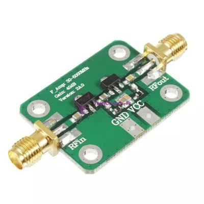 30-4000MHz 4GHz 40dB Gain 50Ω Broadband RF Amplifier Module For VHF/UHF FM HF - Photo 1/4