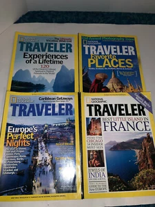 Vintage LOT OF 4 NATIONAL GEOGRAPHIC TRAVELER Magazines 2003-2004 - Foto 1 di 12