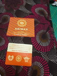 African wax print 100% cotton ankara 6 yards fabric New Craft/Dress/Skirt New!! - Picture 1 of 3