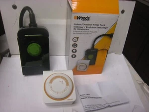 Outdoor And Indoor Timer Pack Woods 13571 holiday lighting NIB Wow Fast Shipping - Picture 1 of 6