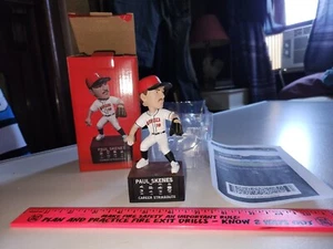 Paul Skenes Indianapolis Indians Bobblehead SGA 31/08/2024 LE /1000 + stub di carta - Foto 1 di 19