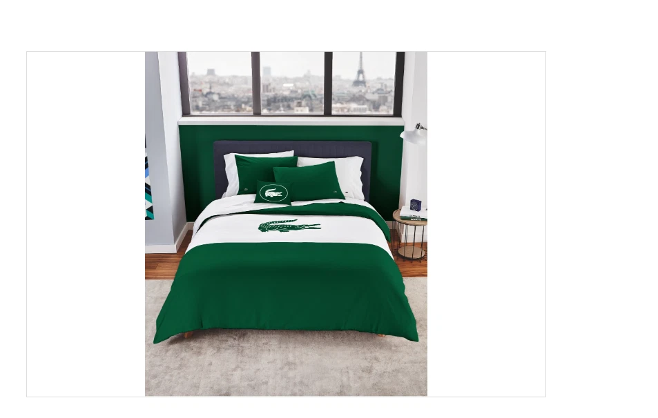 Lacoste Home Crew 3-Pc. Comforter Set, Twin/Twin Xl - Green - Image 1 of 1