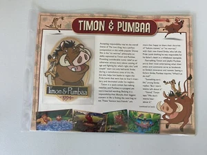 Willabee Ward Disney Collector Patch 1994 Timon & Pumbaa Lion King - Bild 1 von 2