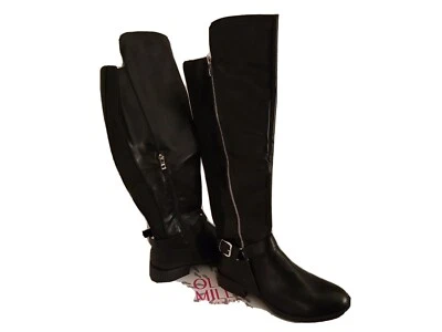 OLIVIA MILLER WALK WITH STYLE Knee High Riding Boots Black OMP-2071 SZ 7 NIB - Image 1 of 4