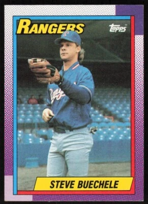 1990 Topps #279 Steve Buechele Texas Rangers - Image 1 of 2