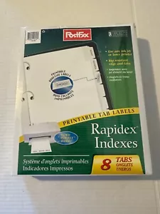 NEW OXFORD 11316 CUSTOM LABEL TAB DIVIDER SELF ADHESIVE TAB 8 TAB SET/25 SETS - Picture 1 of 1