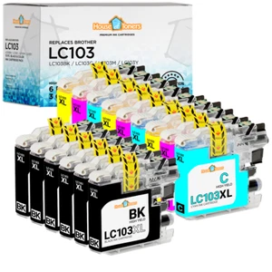 LC103 LC103XL for Brother MFC-J870DW MFC-J6520DW MFC-J6720DW Lot - Picture 1 of 7